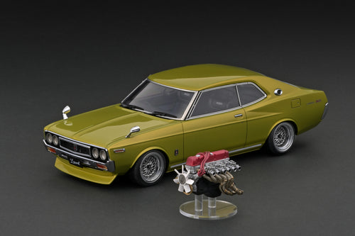 Order open Mon 22:00pm 2nd Oct, HK time zone (UTC+8)!! IG3011 Nissan Laurel 2000SGX (C130) Green With L28 Engine