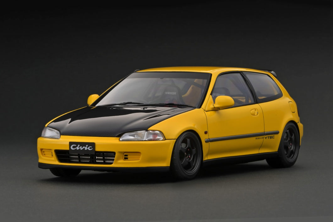IG3044 Honda CIVIC (EG6) Yellow --- PREORDER (delivery in Apr-May 2024)