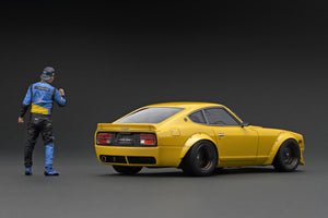 IG3109  Nissan Fairlady Z (S30) STAR ROAD Yellow Metallic With Mr. Inoue