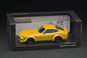 IG3109  Nissan Fairlady Z (S30) STAR ROAD Yellow Metallic With Mr. Inoue