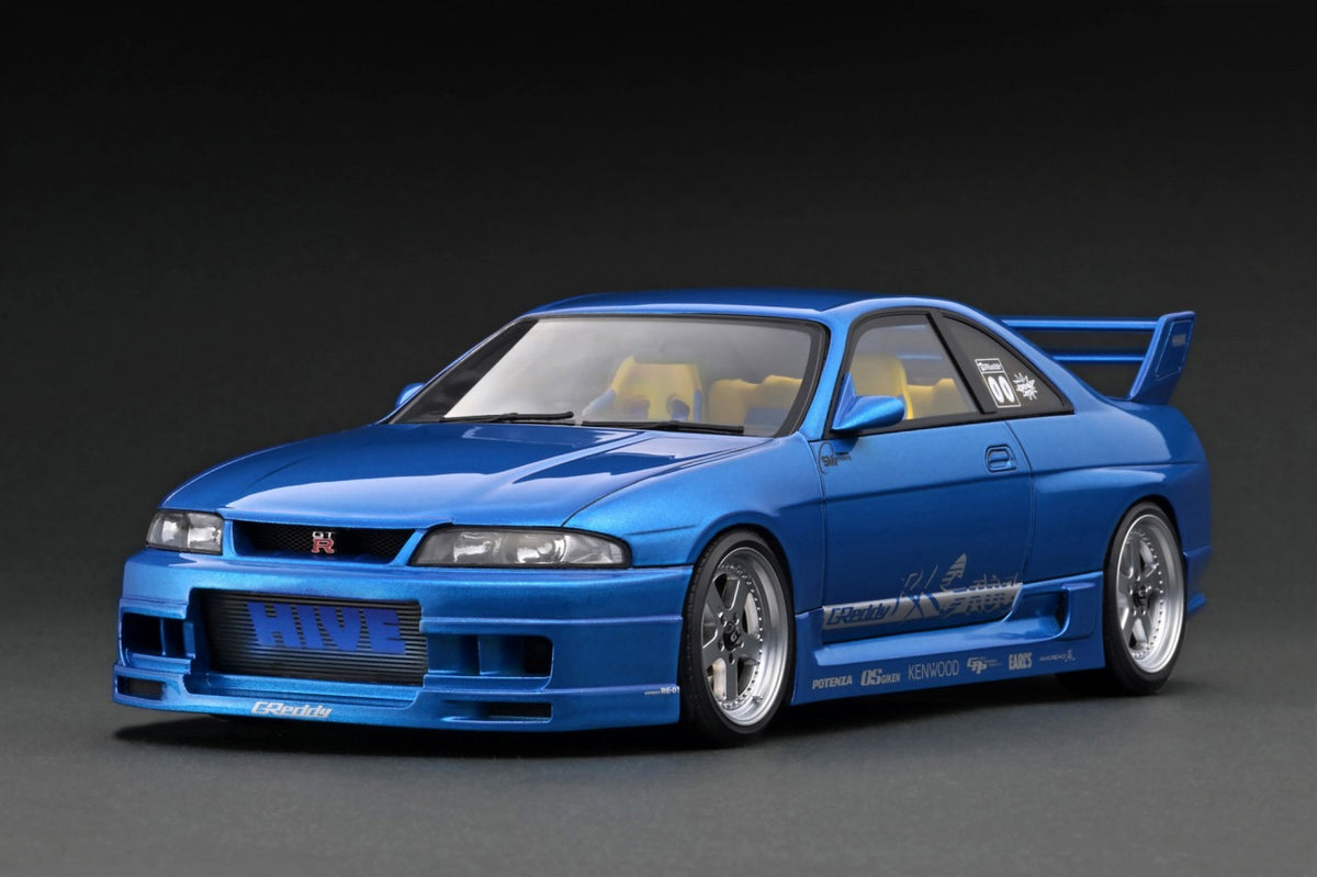 G Reddy Blue Vector IG3128 GReddy GT-R (BCNR33) Blue Metallic – ignition model