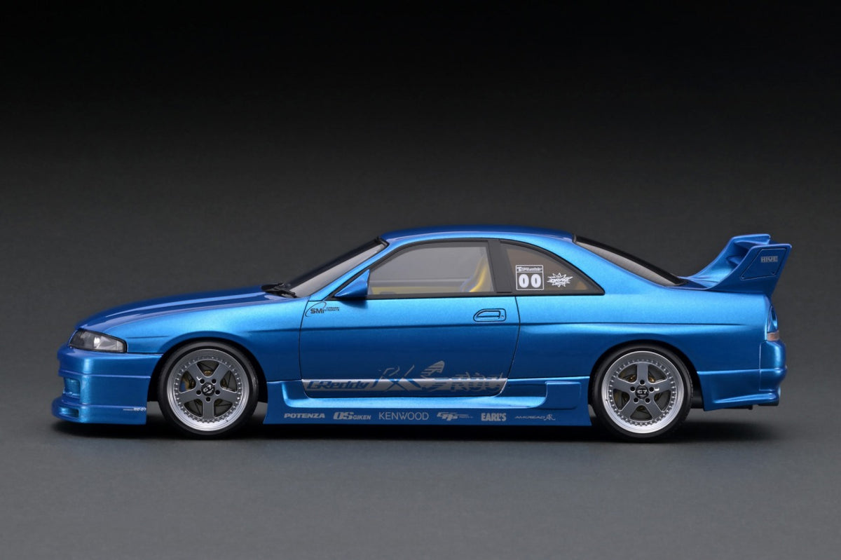 G Reddy Blue Vector IG3128 GReddy GT-R (BCNR33) Blue Metallic – ignition model