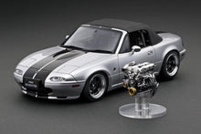 IG3202 Eunos Roadster (NA) Silver With B6-ZE Engine --- PREORDER (delivery in end Apr 2024)