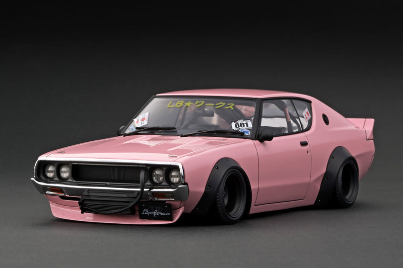 LBWK KENMARY WORKS ブラックミニカー 【185/299】 1/18 Ignition Model LB-WORKS Nissan Skyline GT-R Kenmeri 2