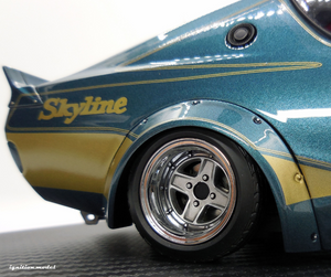 IG3216 LB-WORKS Kenmeri 2Dr Blue Green Metallic --- PREORDER (delivery in Q2-Q3 2024)