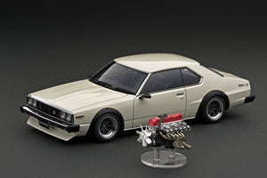 Order open Mon 22:00pm 2nd Oct, HK time zone (UTC+8)!! IG3233 Nissan Skyline 2000 GT-ES (C210) White With L20 Engine