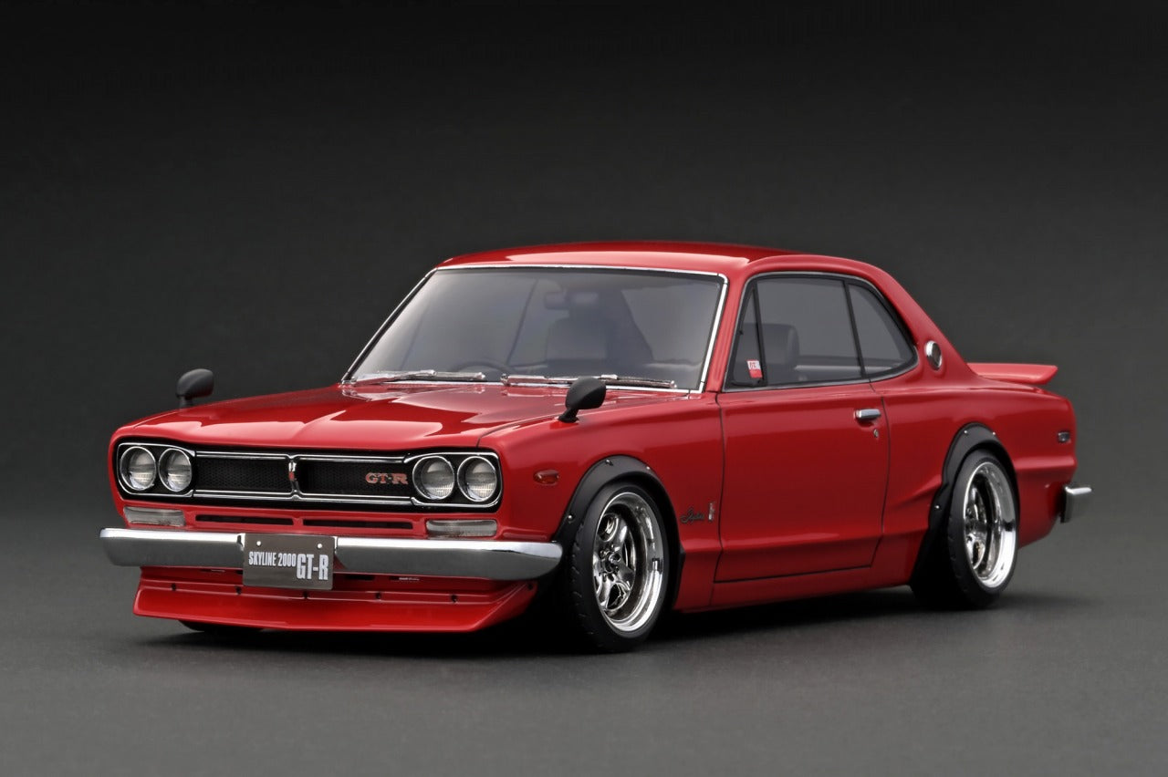IG3238 Nissan Skyline 2000 GT-R (KPGC10) Red – ignition model