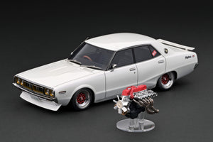 IG3268 Nissan Skyline 2000 GT-X (GC110)  Pearl White With L28 Engine