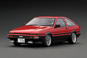 IG3281 Toyota Sprinter Trueno 3Dr GT Apex (AE86) Red/Black With Mr.Orido