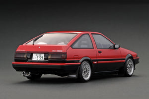 IG3281 Toyota Sprinter Trueno 3Dr GT Apex (AE86) Red/Black With Mr.Orido