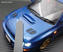 IG3539 INITIAL D SUBARU Impreza WRX type R  STi Version V (GC8) Blue With LED light --- PREORDER (delivery in Q1 2025)