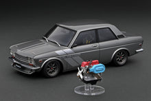 IG3310 Datsun Bluebird (510) Gun Metallic With L16 Engine