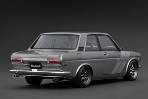 IG3310 Datsun Bluebird (510) Gun Metallic With L16 Engine --- PREORDER (delivery in Q4 2024)