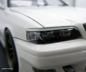 IG3318 VERTEX JZX100 Chaser White --- PREORDER (delivery in Q2-Q3 2024)