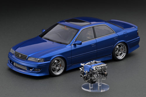 IG3319 VERTEX JZX100 Chaser Blue Metallic  With 1JZ Engine --- PREORDER (delivery in end Dec 2024)