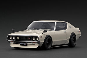 IG3456 NISSAN Skyline 2000 GT-R (KPGC110) Ivory White --- PREORDER (delivery in Q3 2024)