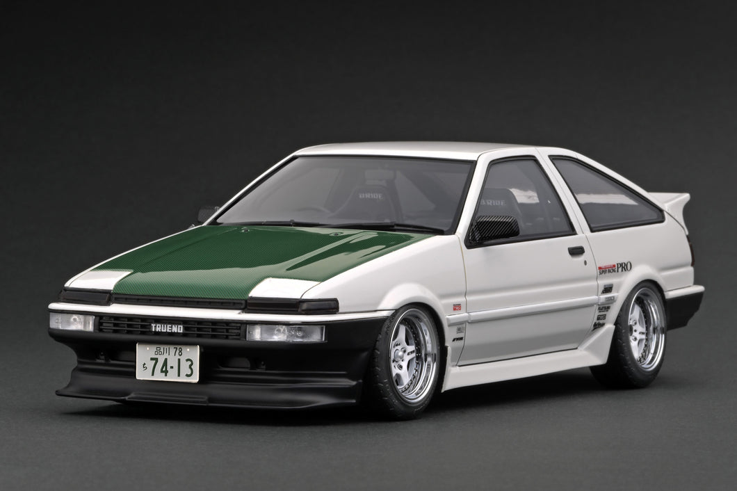 IG3489 Toyota Sprinter Trueno (AE86) 3Door TK-Street Late Ver. White --- PREORDER (delivery in Q2 2025)