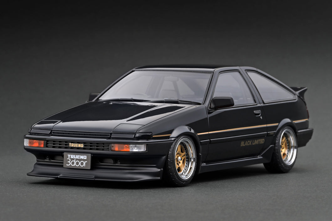 IG3490 Toyota Sprinter Trueno (AE86) 3Door GT Apex Black Limited --- PREORDER (delivery in Q2 2025)