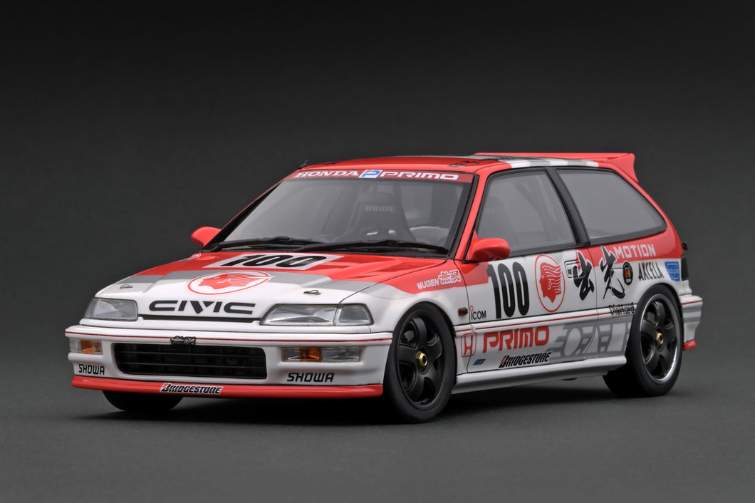 IG3507 Honda CIVIC (EF9) SiR White/Red --- PREORDER (delivery in Q4 2024)