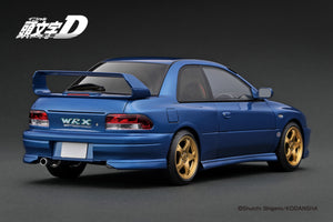 IG3538 INITIAL D SUBARU Impreza WRX type R  STi Version V (GC8) Blue With Mr.Bunta Fujiwara --- PREORDER (delivery in Q1 2025)