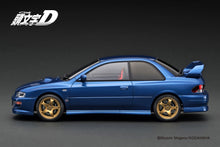 IG3538 INITIAL D SUBARU Impreza WRX type R  STi Version V (GC8) Blue With Mr.Bunta Fujiwara --- PREORDER (delivery in Q1 2025)