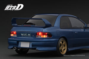 IG3539 INITIAL D SUBARU Impreza WRX type R  STi Version V (GC8) Blue With LED light --- PREORDER (delivery in Q1 2025)