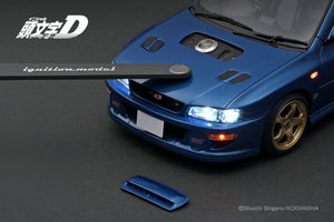 IG3539 INITIAL D SUBARU Impreza WRX type R  STi Version V (GC8) Blue With LED light --- PREORDER (delivery in Q1 2025)