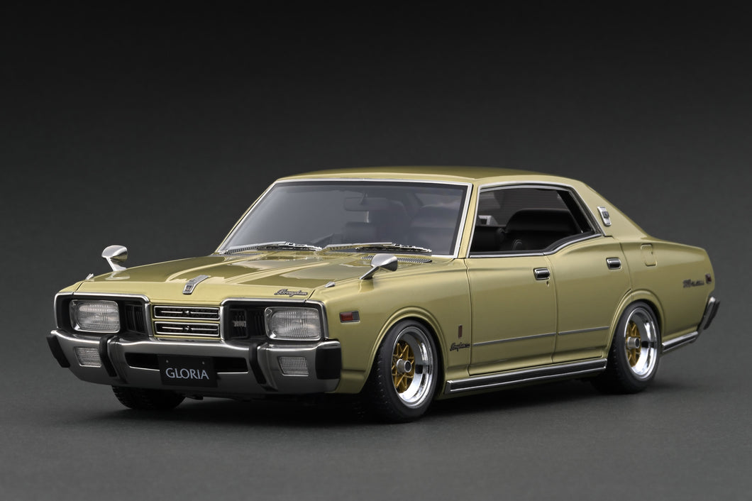 IG3554 Nissan Gloria Brougham (330) Gold --- PREORDER (delivery in Q3 2025)