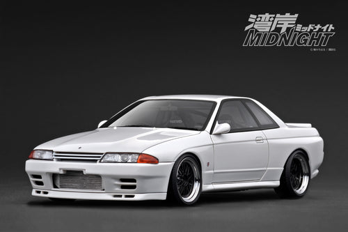 IG3596 NISSAN SKYLINE GT-R (R32) White 湾岸MIDNIGHT Reina's R --- PREORDER (delivery in Q4/2025-Q1/2026)