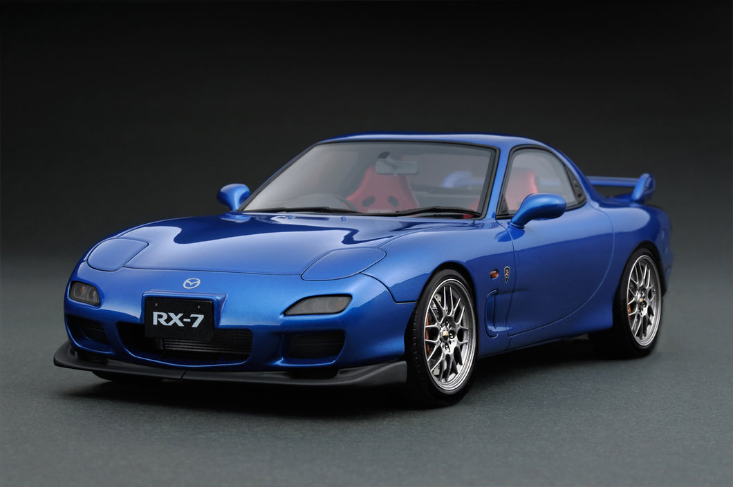 IG3607 MAZDA RX-7 (FD3S) Spirit R Type A Blue Metallic --- PREORDER (delivery in Q1 2025)