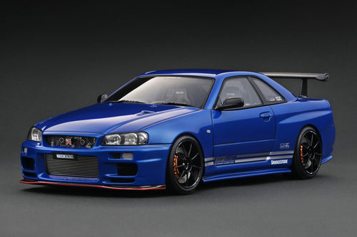 IG3641 TOP SECRET 34GT-R (BNR34) Blue Metallic --- PREORDER (delivery in Q3 2025)