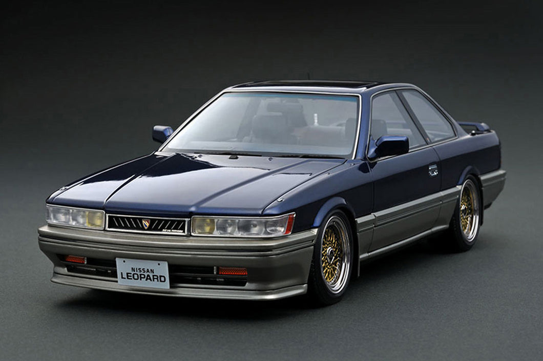 IG3701 Nissan Leopard 3.0 Ultima (F31) Blue/Silver --- PREORDER (delivery in Q2 2025)