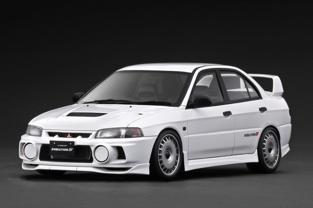 IG3787 Mitsubishi LANCER EVOLUTION Ⅳ (CN9A) White --- PREORDER (delivery in Q1 2026)