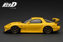 IG3800 INITIAL D Mazda RX-7 (FD3S) Yellow With Mr. Keisuke Takahashi --- PREORDER (delivery in Q2 2026)
