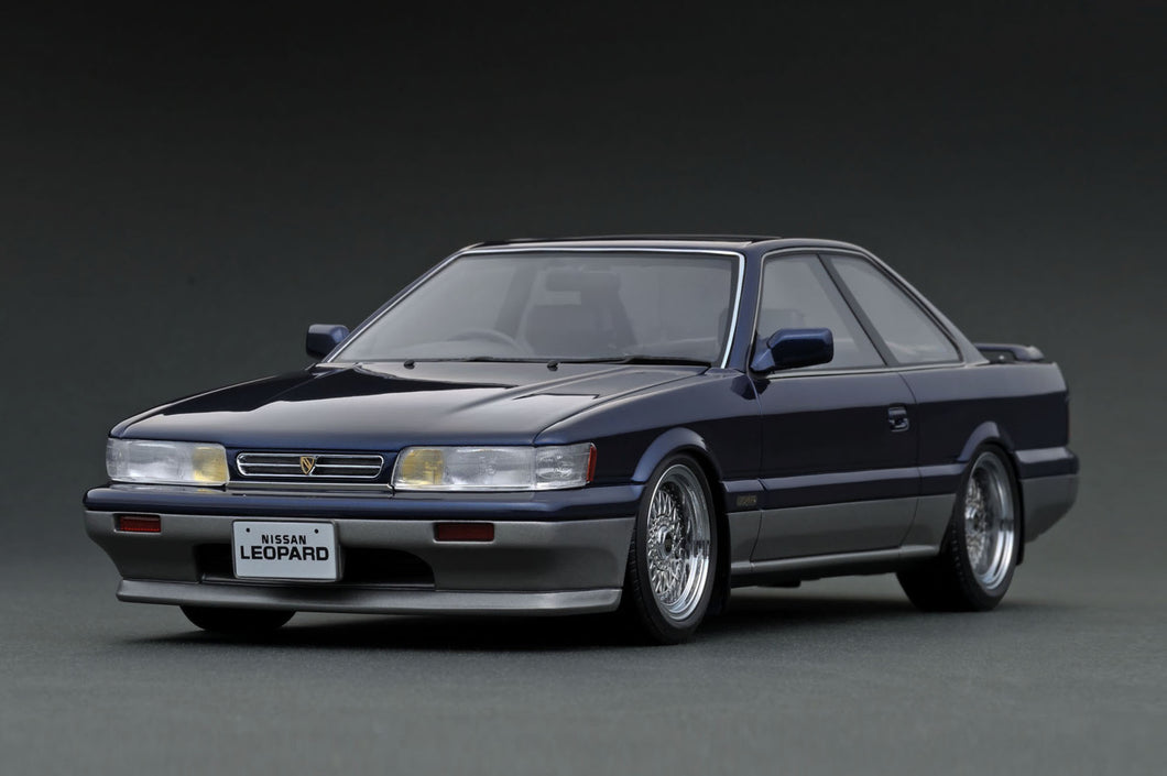 IG3817 Nissan Leopard (F31) Ultima V30TWINCAM TURBO Dark Blue/Silver --- PREORDER (delivery in Q3 2025)