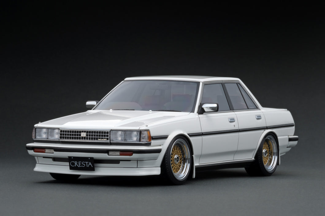 IG3828 Toyota CRESTA Super Lucent TWINCAM24 (GX71) White --- PREORDER (delivery in Q4 2025)