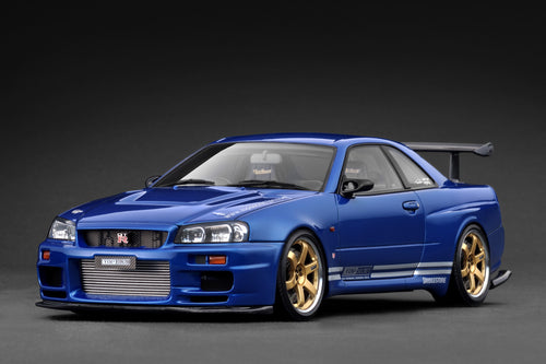 IG3848 TOP SECRET 34GT-R (BNR34) Blue Metallic --- PREORDER (delivery in Q4/2025-Q1/2026)