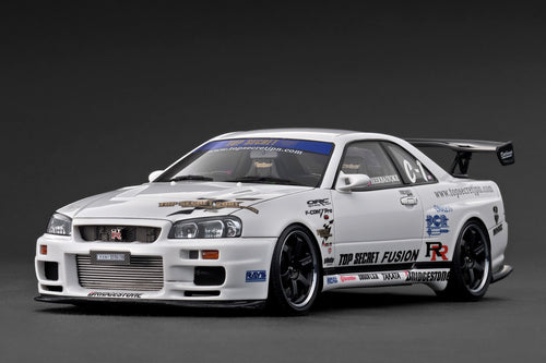 IG3849 TOP SECRET 34GT-R (BNR34) White --- PREORDER (delivery in Q4/2025-Q1/2026)