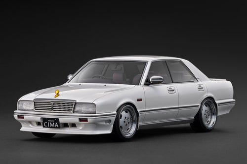 IG3903 NISSAN CEDRIC CIMA (Y31) Pearl White --- PREORDER (delivery in Q2 2026)