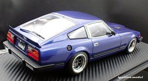 IG3518 Nissan Fairlady Z (S130) Blue Metallic --- PREORDER (delivery in Q1 2025)