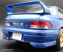 IG3538 INITIAL D SUBARU Impreza WRX type R  STi Version V (GC8) Blue With Mr.Bunta Fujiwara --- PREORDER (delivery in Q1 2025)