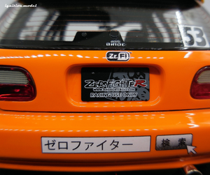 IG3048 Honda CIVIC (EG6)  Orange ZERO FIGHTER   With VTEC (B16A) Engine