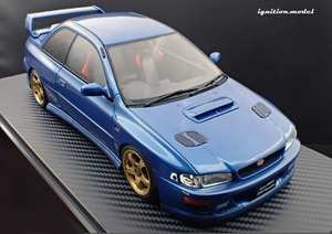 IG3540 SUBARU Impreza WRX Type R Sti Version V (GC8) Blue Metallic --- PREORDER (delivery in Q3 2025)