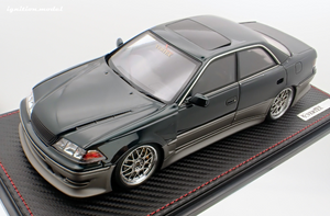 IG3582 VERTEX JZX100 MARK-II Dark Green Metallic/Gun Metallic --- PREORDER (delivery in Q3 2025)