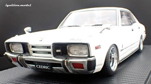 IG3561 Nissan Cedric Brougham (330) White --- PREORDER (delivery in Q3 2025)