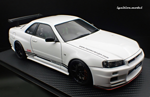 IG3642 TOP SECRET 34GT-R (BNR34) White --- PREORDER (delivery in Q3 2025)