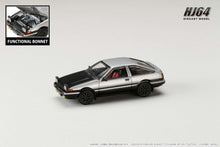 Hobby Japan HJ641052BSB Toyota SPRINTER TRUENO GT APEX (AE86) JDM Style with CARBON BONNET Silver / Black