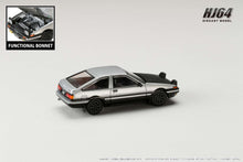 Hobby Japan HJ641052BSB Toyota SPRINTER TRUENO GT APEX (AE86) JDM Style with CARBON BONNET Silver / Black