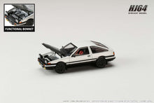 Hobby Japan HJ641052BWB Toyota SPRINTER TRUENO GT APEX (AE86) JDM Style with CARBON BONNET White / Black