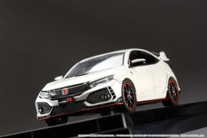 Hobby Japan HJ641055AW  Honda CIVIC Type R (FK8) 2017 with Engine Display Model  CHAMPIONSHIP WHITE